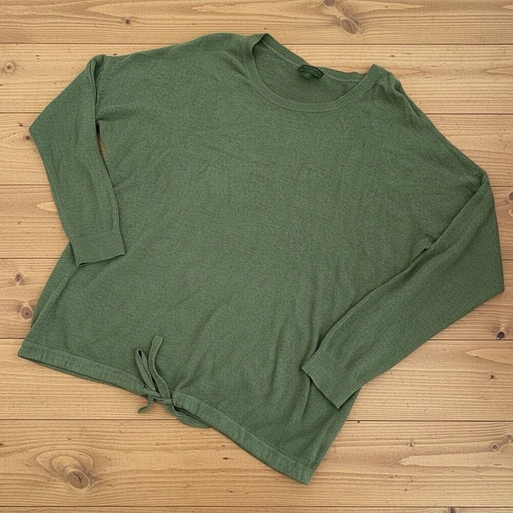 Barefoot Dreams Women’s CozyChic Ultra Lite XL Hunter Green Pullover Sweater